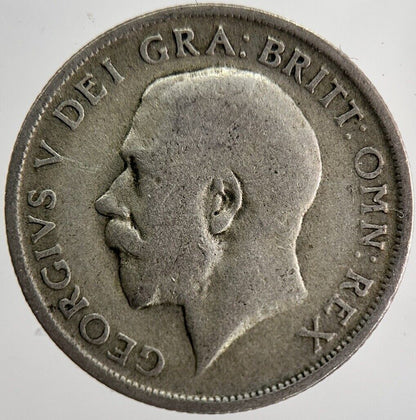 1920 George V Shilling Silver Coin | Collectable Grade | a6256