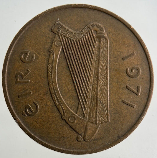 1971 Irish 2p Two - Pence Coin | Fine Collectable Grade