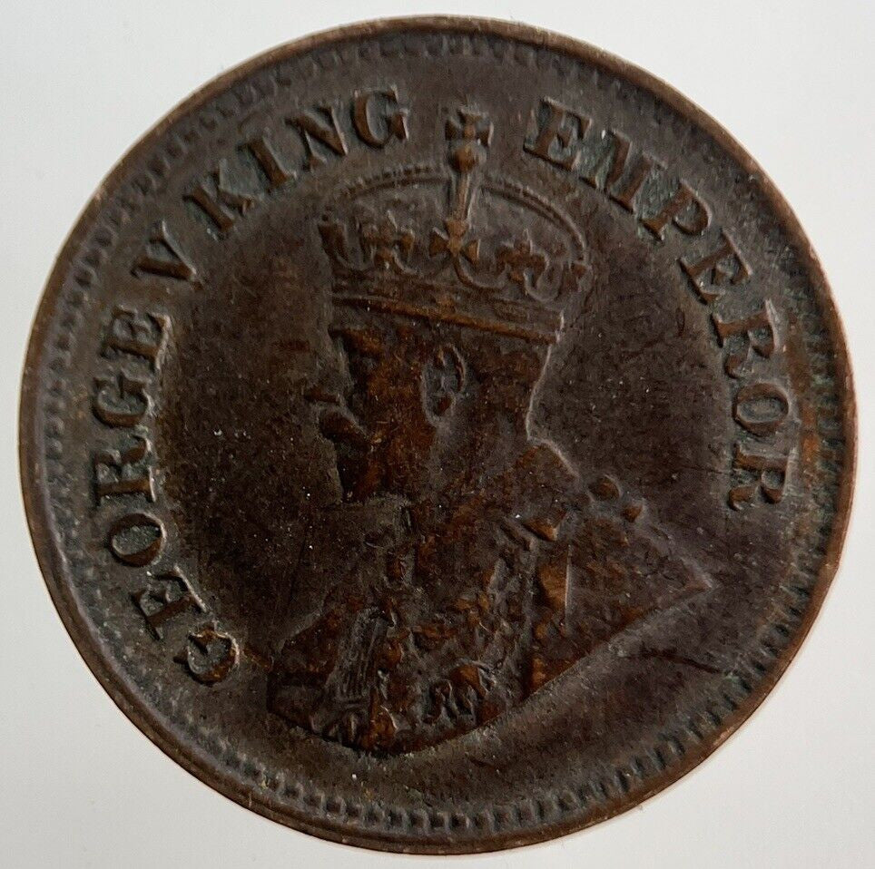 1915 India 1/2 Half Pice Coin | Very High Grade | a1594