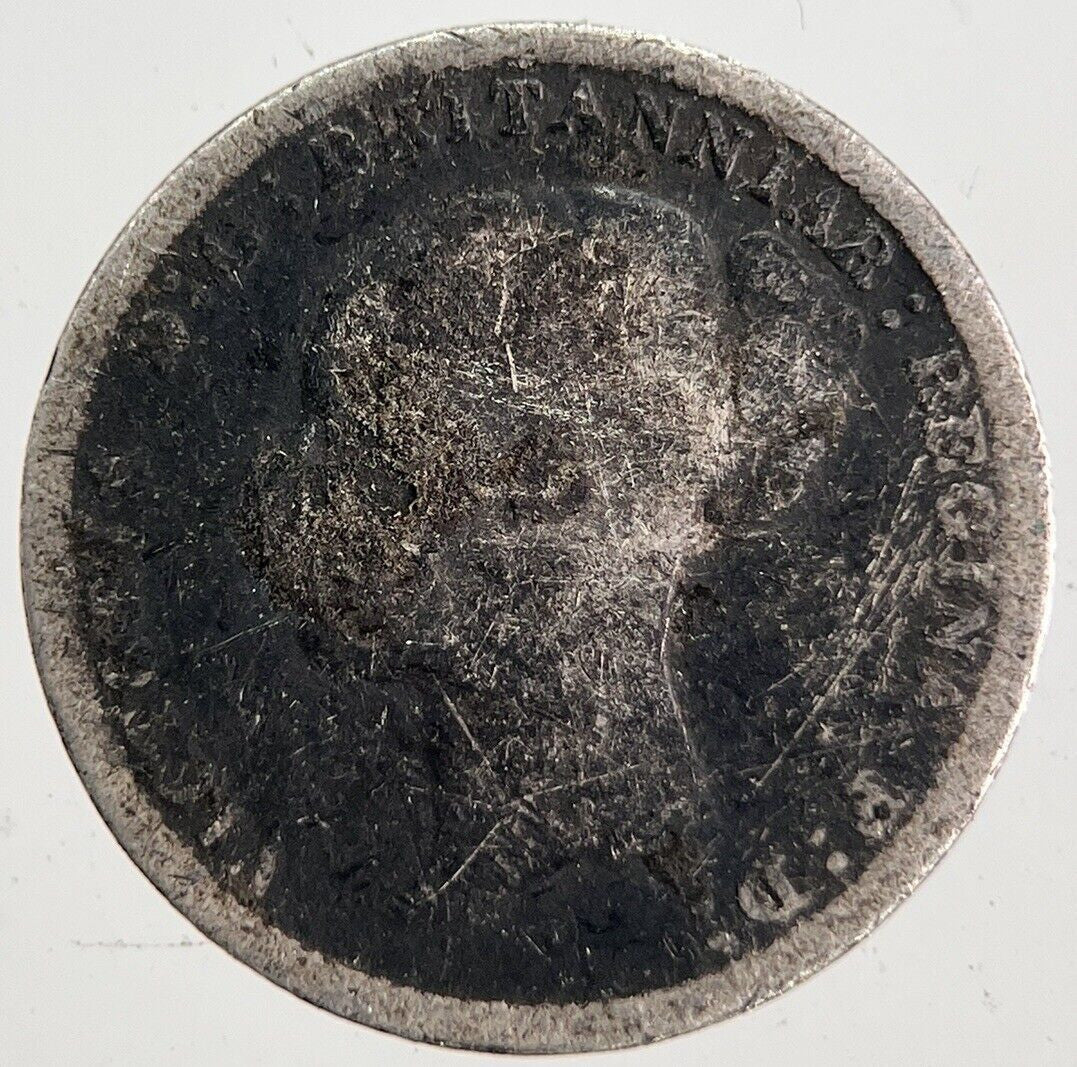 1884 Victoria Threepence Silver Coin | Fair Grade | a7131