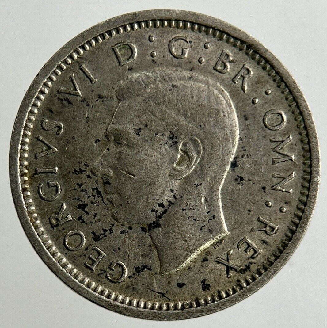 1938 George VI Threepence Silver Coin | Fine Collectable Grade