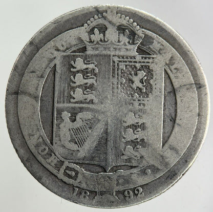 1892 Victoria One Shilling Silver Coin | Collectable Grade