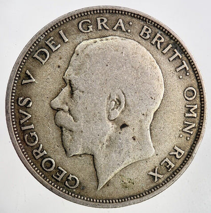 1921 George V Half - Crown Silver Coin | Collectable Grade