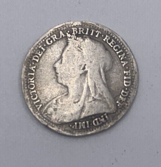 1899 Victoria Threepence | British Silver Coin | Collectable Grade | a056
