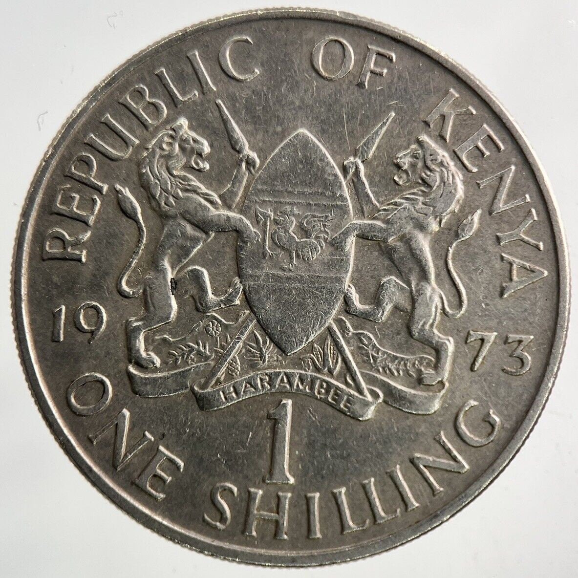 1973 Africa Kenya 1 Shilling Coin | Fine Collectable Grade