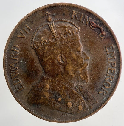 1902 Edward VII Hong Kong 1 Cent Coin | Fine Collectable Grade