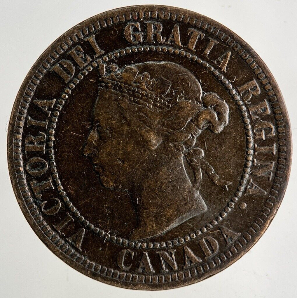 1888 Canada 1 Cent Coin | Fine Collectable Grade