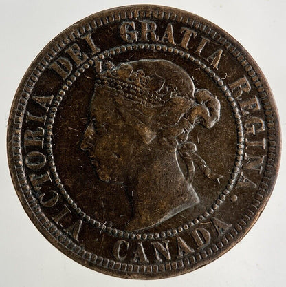1888 Canada 1 Cent Coin | Fine Collectable Grade