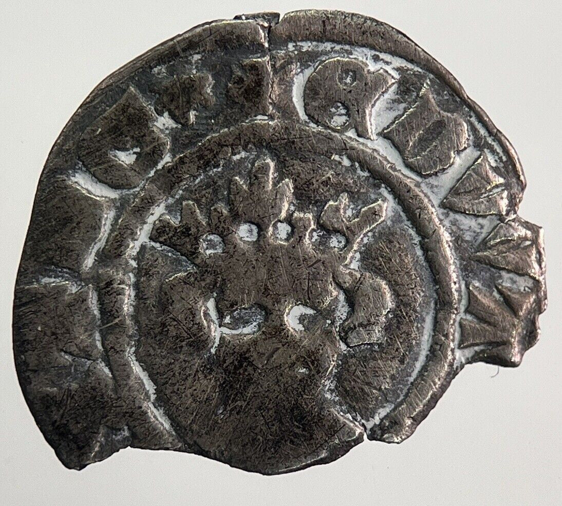 1272 - 1307 Edward I 1st Half - Penny Hammered Silver Coin | a6129