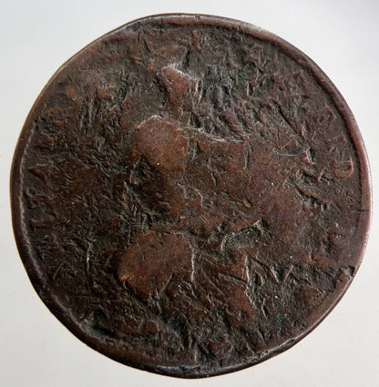 1854 Victoria Half - Penny Coin | Fair Grade