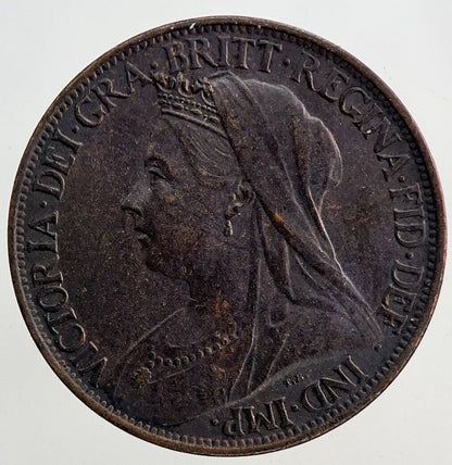 1900 Victoria Farthing Coin | Very High Grade