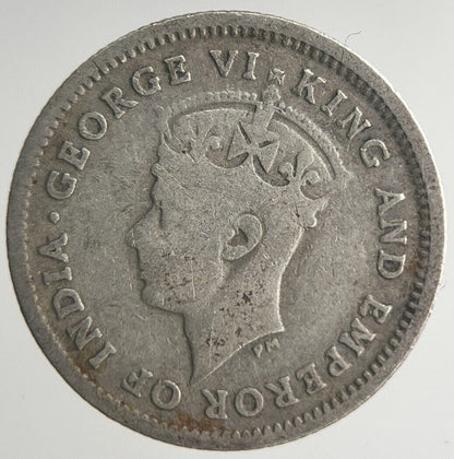 1943 British Four-Pence Guiana Belize Silver Coin | Collectable Grade | a4225