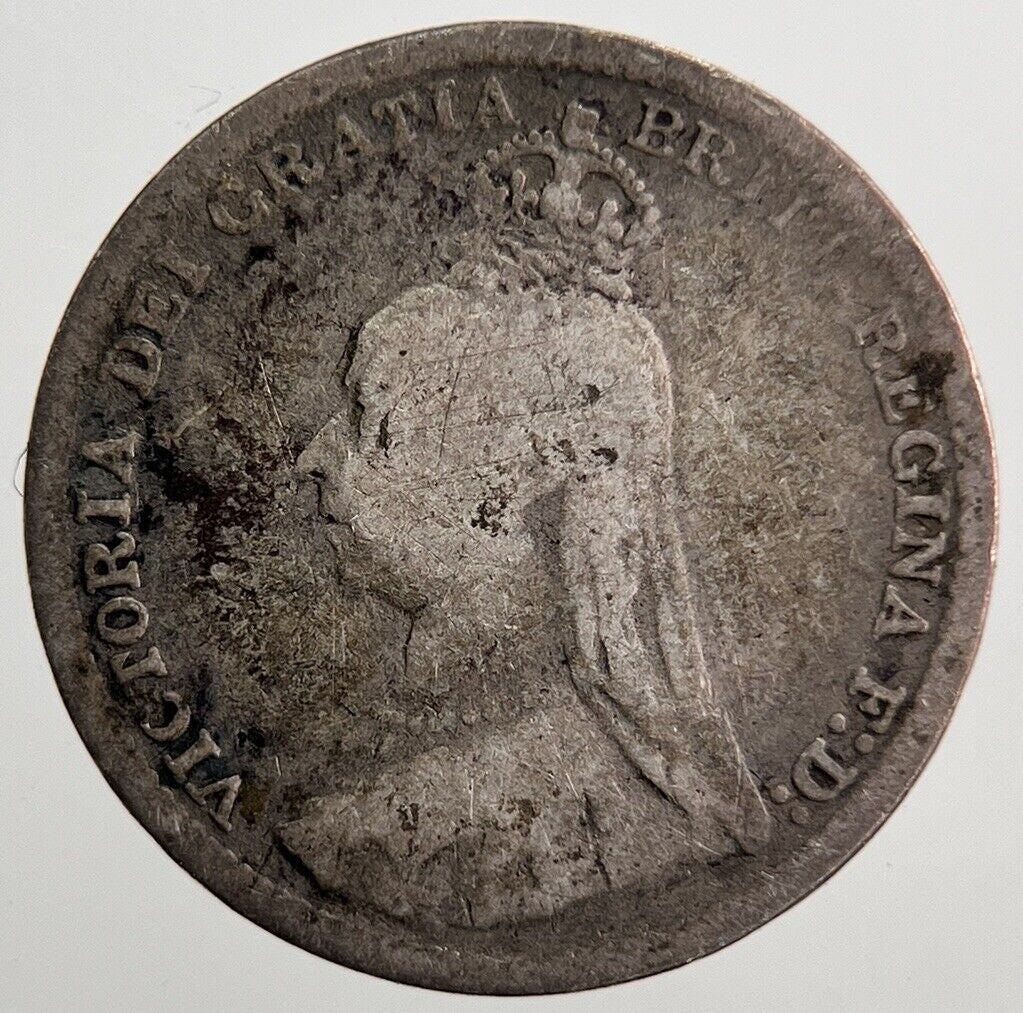 1892 Victoria Threepence Silver Coin | Collectable Grade | a7220