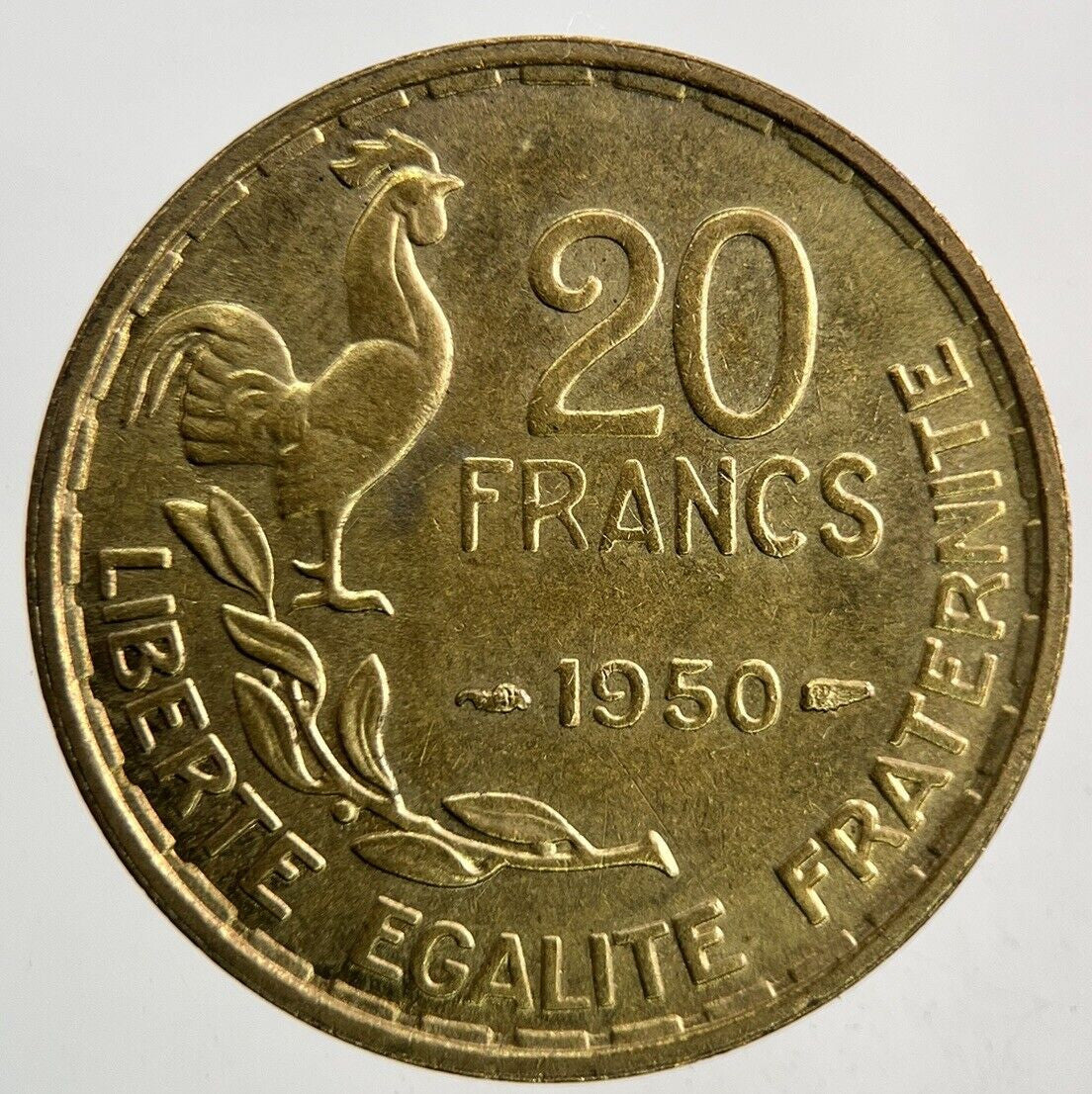 1950 France 20 Francs Coin | Very High Grade