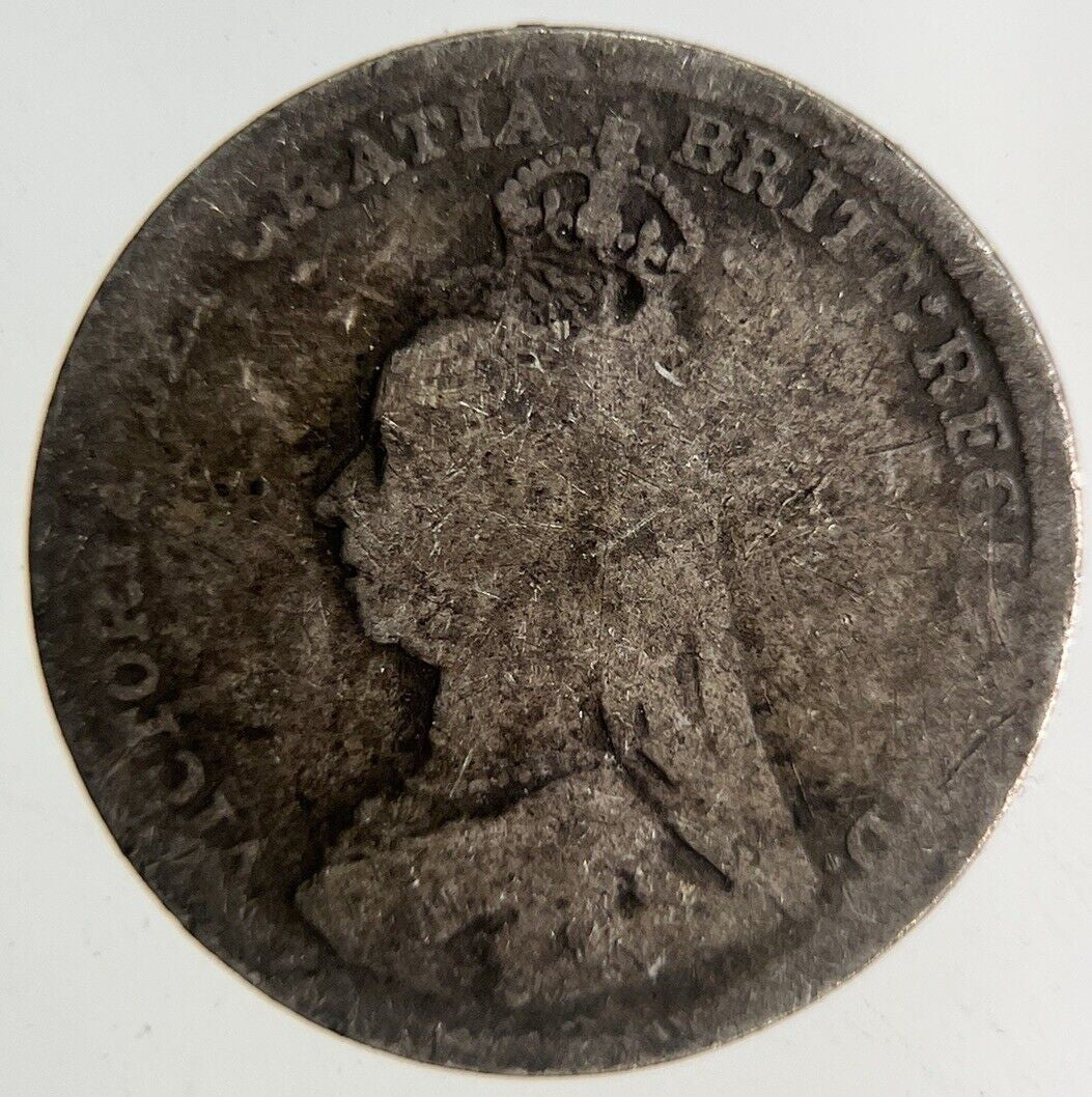 1891 Victoria Threepence Silver Coin | Collectable Grade