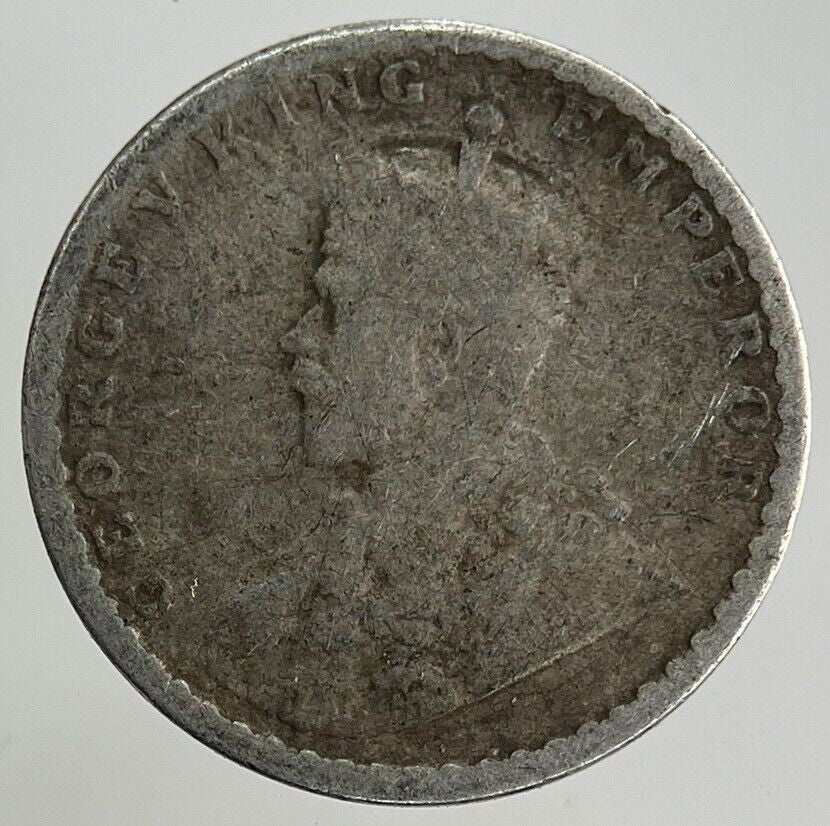 1917 India 2 Annas Silver Coin | Collectable Grade