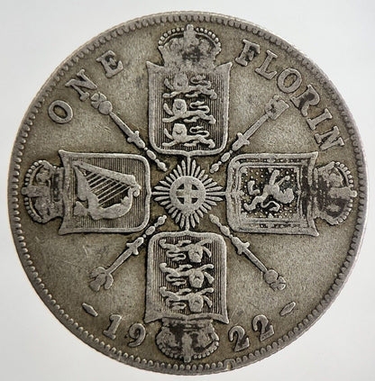 1922 George V Florin Silver Coin | Collectable Grade