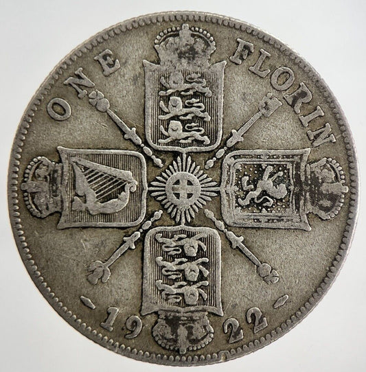 1922 George V Florin Silver Coin | Collectable Grade