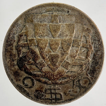 1944 Portugal 2.5 Escudos Silver Coin | Collectable Grade
