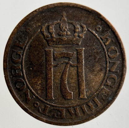 1910 Norway 1 Ore Coin | Fine Collectable Grade