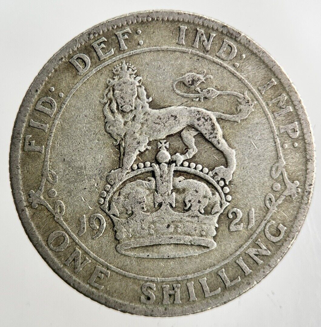 1921 George V Shilling Silver Coin | Collectable Grade