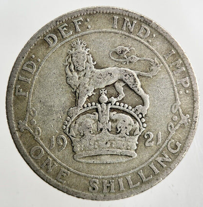 1921 George V Shilling Silver Coin | Collectable Grade