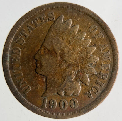 1900 USA US One Cent Coin | Fine Collectable Grade