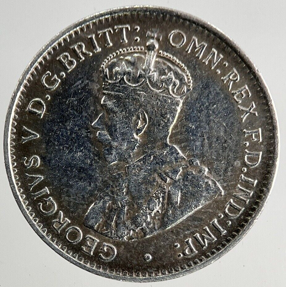 1918 - M Australia Threepence Silver Coin | Fine Collectable Grade