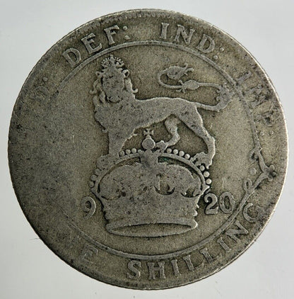 1920 George V Shilling Silver Coin | Collectable Grade