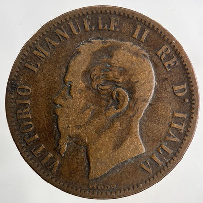 1866 Italy 10 Centesimi Coin | Collectable Grade