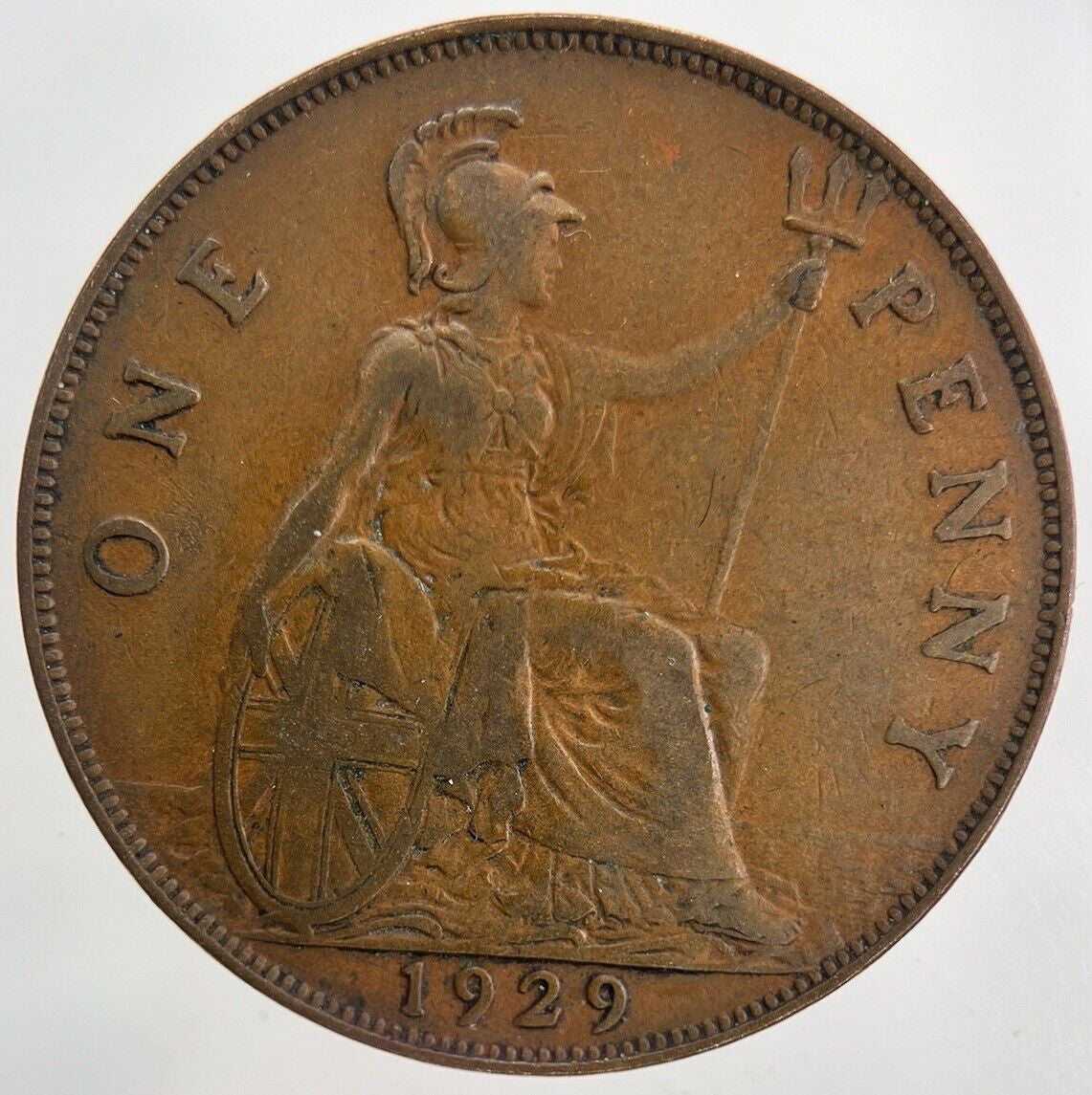 1929 George V One Penny Coin | Fine Collectable Grade
