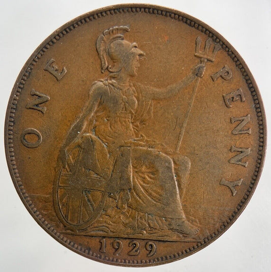 1929 George V One Penny Coin | Fine Collectable Grade