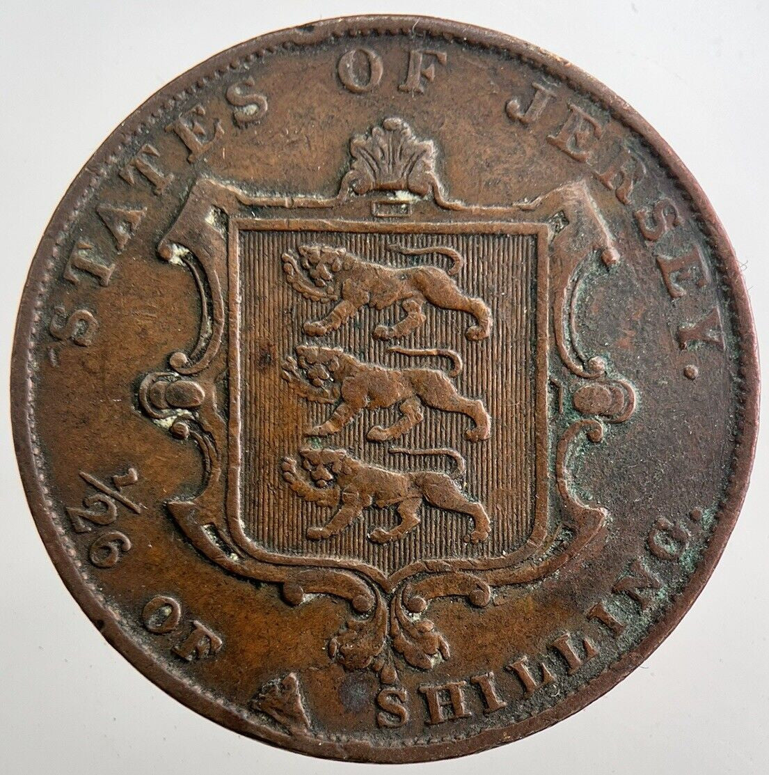 1851 Jersey 1/26th One - Twenty - Sixth - Shilling Coin | Collectable Grade | a7481