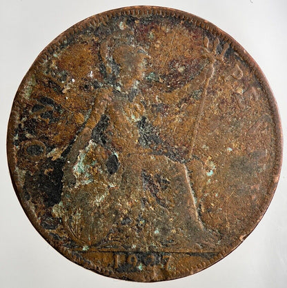 1927 George V One Penny Coin | Collectable Grade