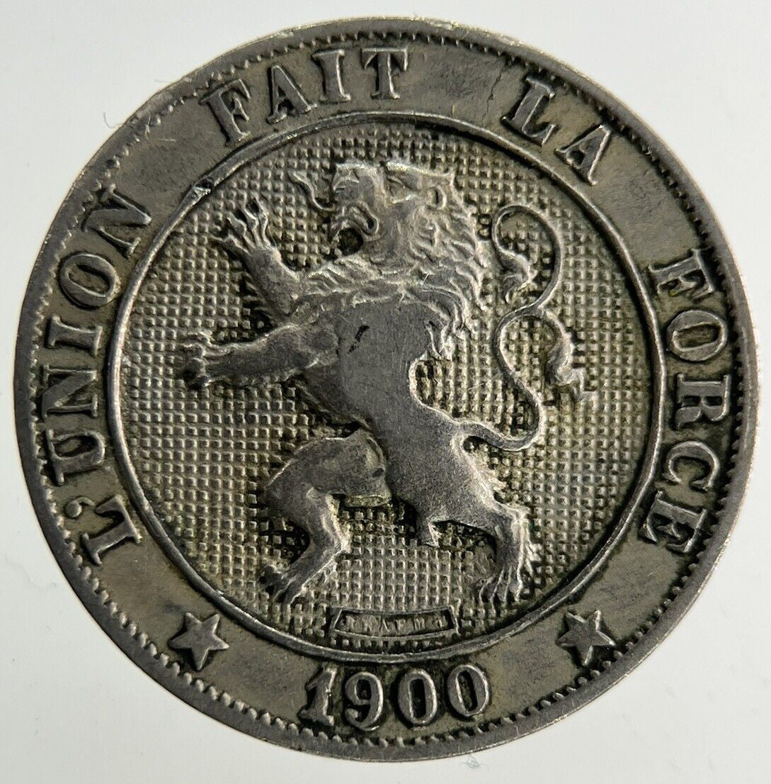 1900 Belgium 5 Centimes Coin | Fine Collectable Grade