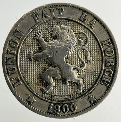 1900 Belgium 5 Centimes Coin | Fine Collectable Grade