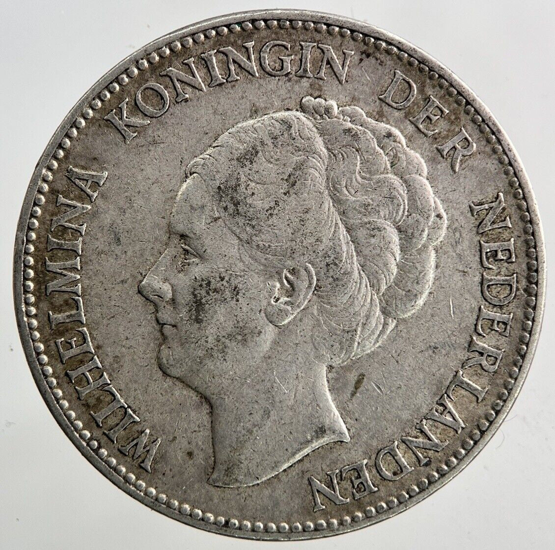1931 Netherlands 1 Gulden Silver Coin | Fine Collectable Grade