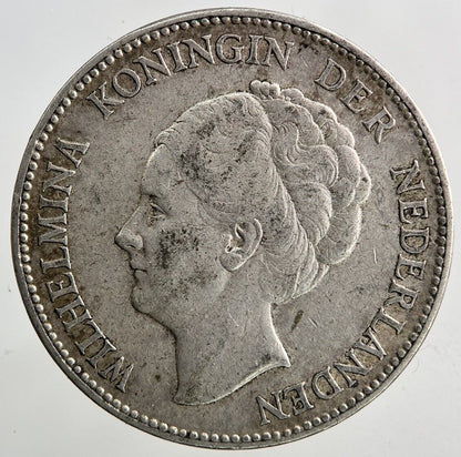 1931 Netherlands 1 Gulden Silver Coin | Fine Collectable Grade