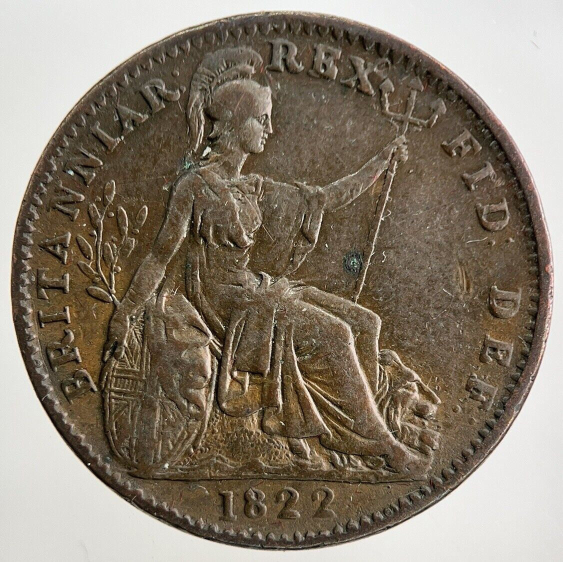 1822 George IV Farthing Coin | Very High Grade