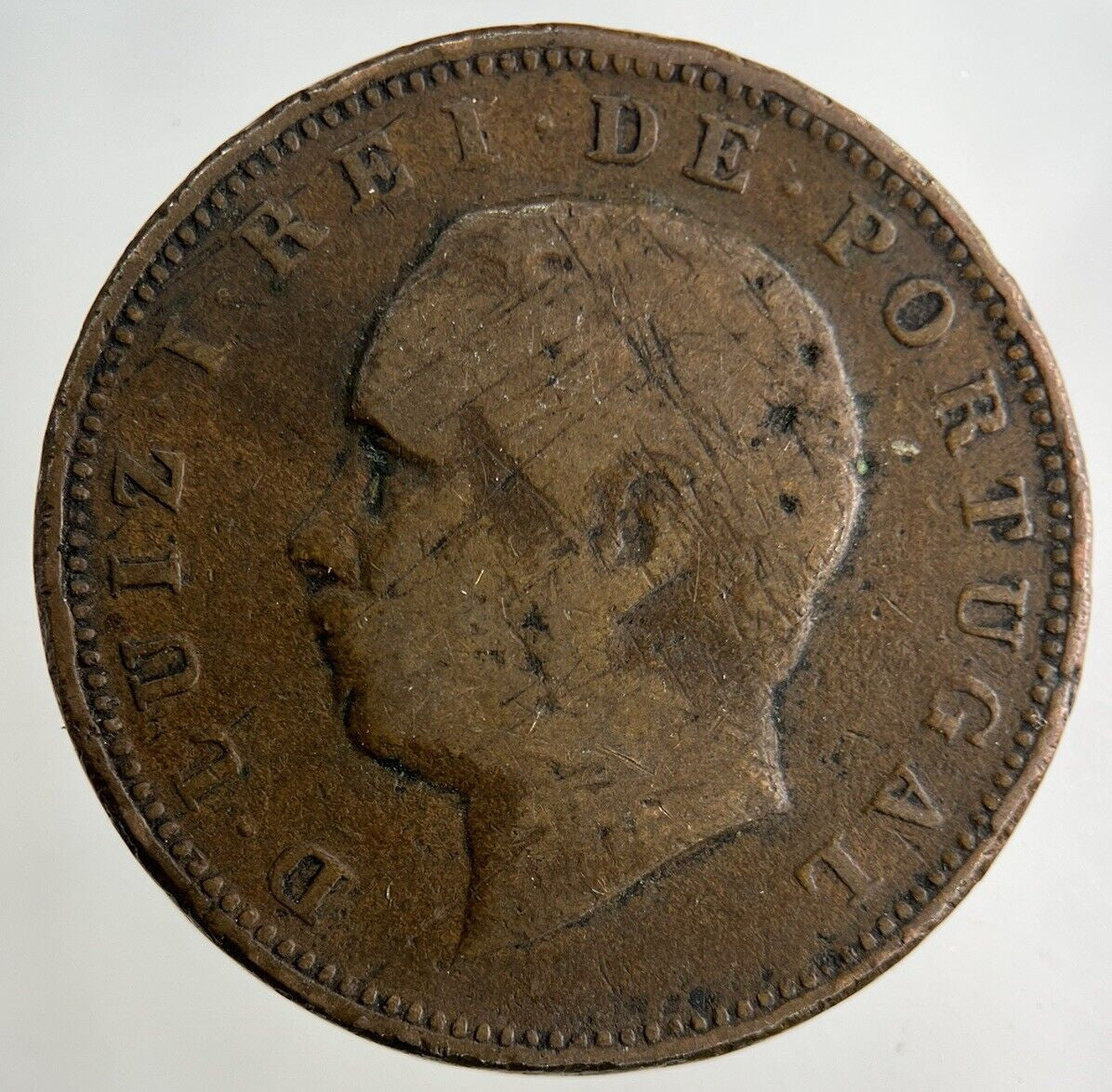 1883 Portugal XX 20 Reis Coin | Collectable Grade