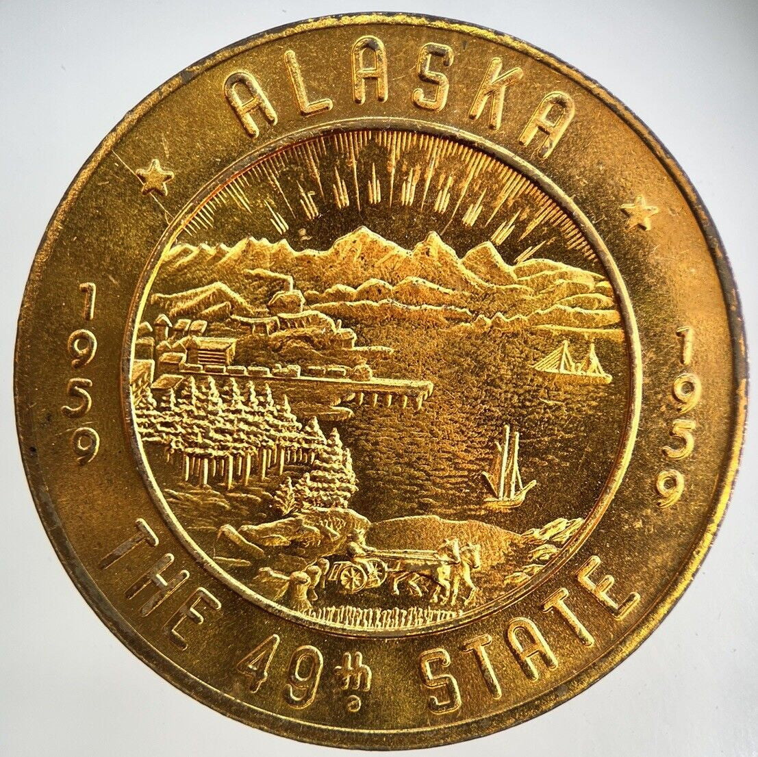 1959 US Alaska 49th State Coin | Very High Grade | a3104