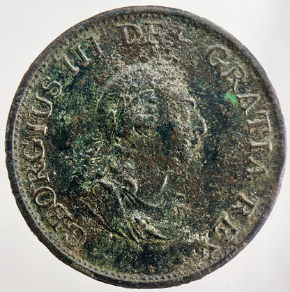 1799 George III 3rd Half - Penny Coin | Very High Grade | a5756