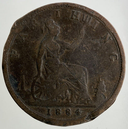 1884 Victoria Farthing Coin | Collectable Grade