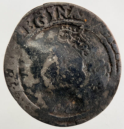 1581 Elizabeth I 1st Hammered Threepence Silver Coin | Collectable Grade