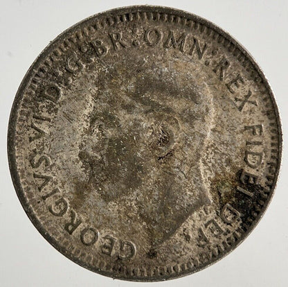 1951 Australia Threepence Silver Coin | Fine Collectable Grade