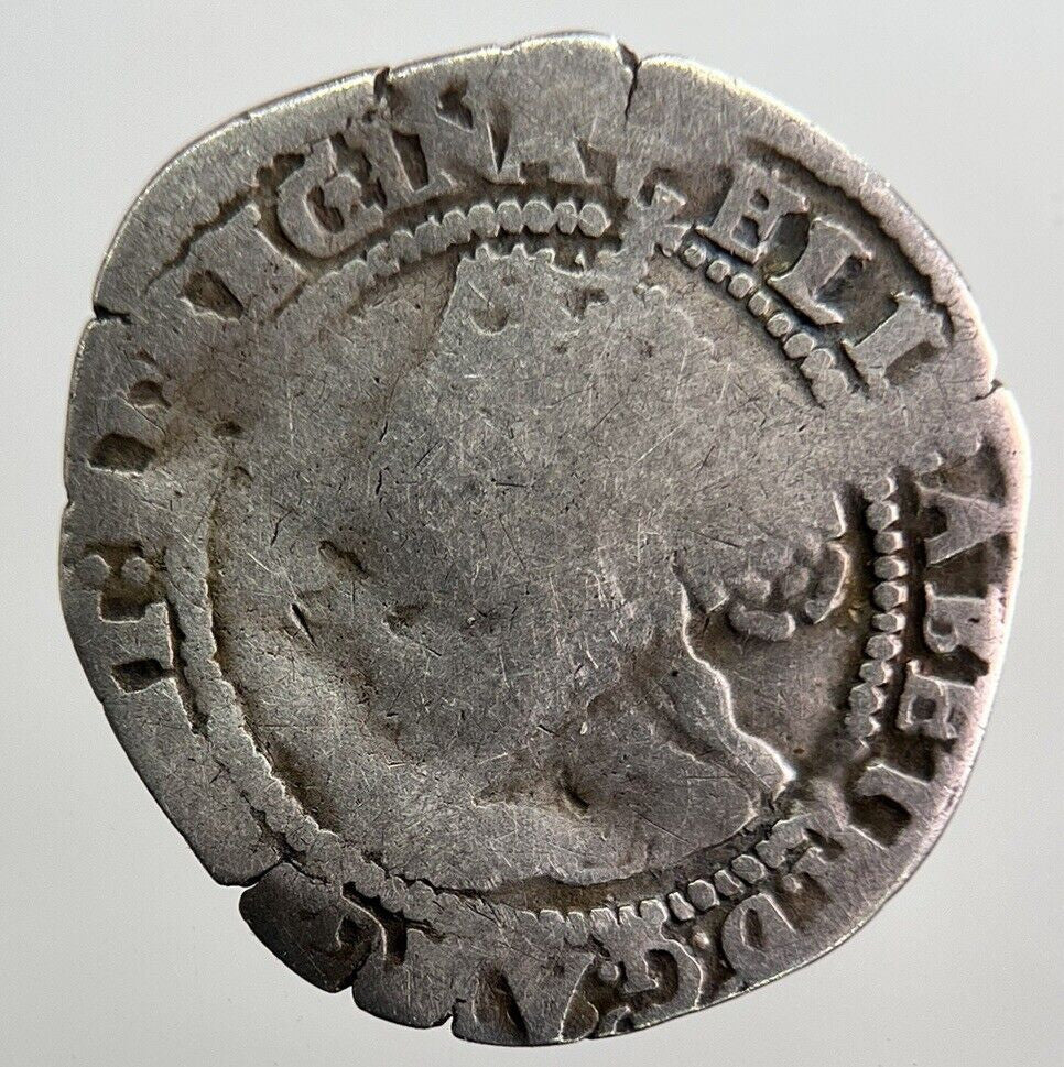 1581 Elizabeth I 1st Threepence Silver Hammered Coin | Collectable Grade | a8080