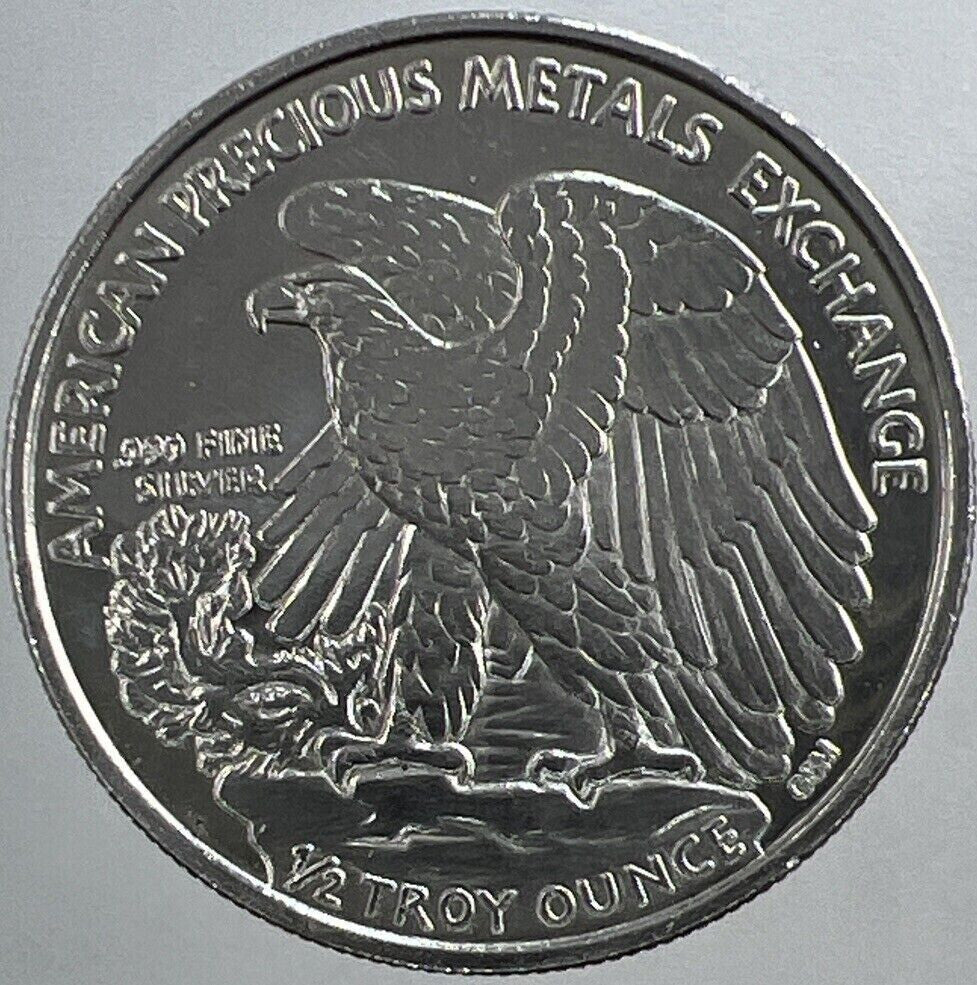 American Precious Metals Exchange 1/2 Half oz Silver Coin | a3965