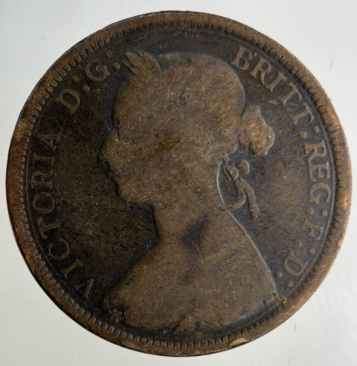 1890 Victoria Half - Penny Coin | Collectable Grade