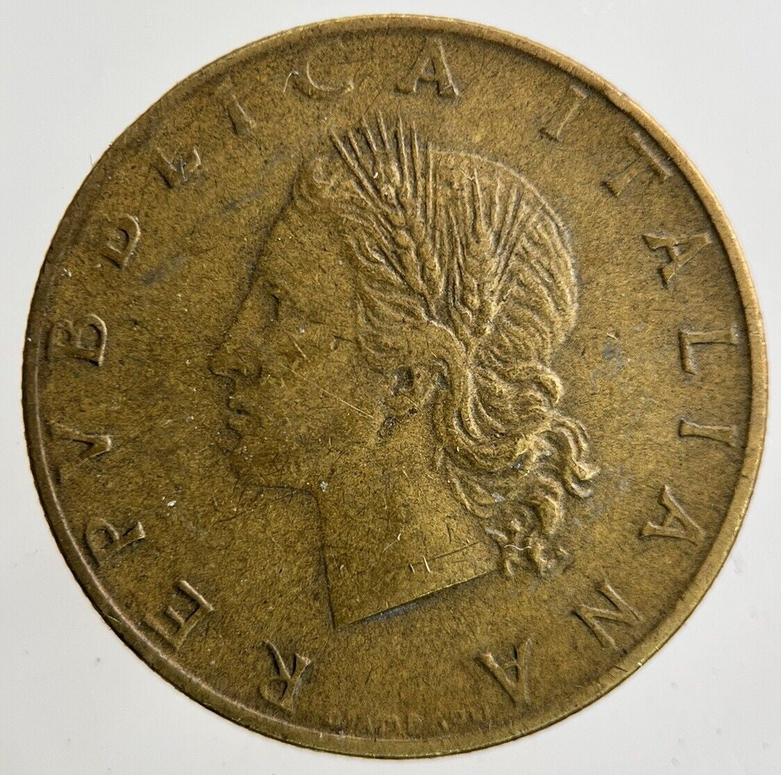 1957 Italy 20 Lira Coin | Fine Collectable Grade