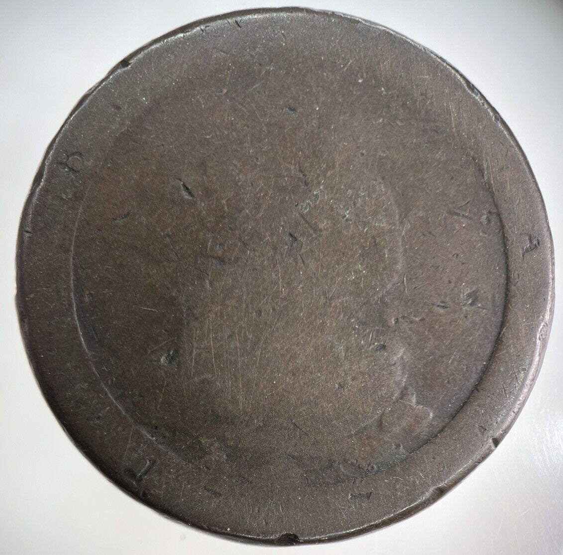1797 George III 3rd Cartwheel One Penny Coin | Fair Grade
